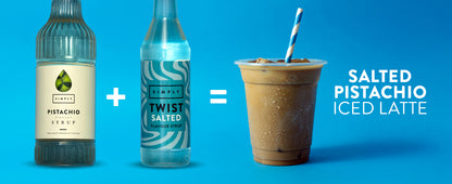 Simply Twist Salted Syrup 485ml - The Heavenly Coffee Company