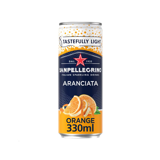 San Pellegrino Aranciata Cans 24 x 330ml