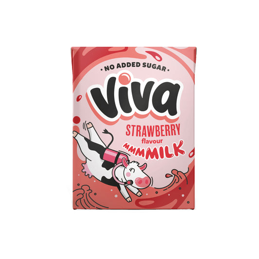 Viva Strawberry Flavour Milk 27 x 200ml