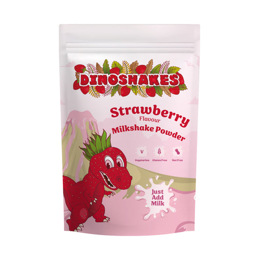 Dinoshakes Strawberry Milkshake Powder 1Kg