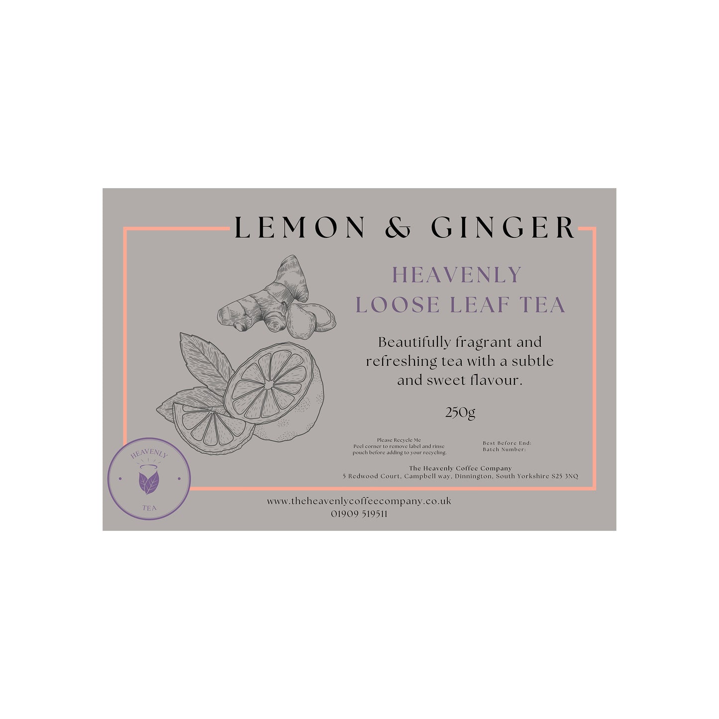 Heavenly Lemon & Ginger Tea