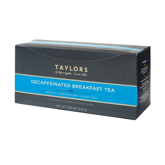 Taylors Decaff. Breakfast Envelope & Tag x 100
