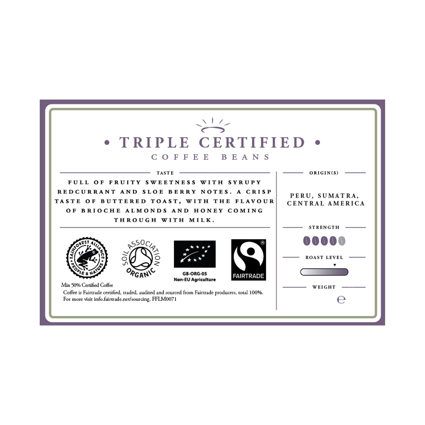 Heavenly Triple Certified Blend Espresso Beans