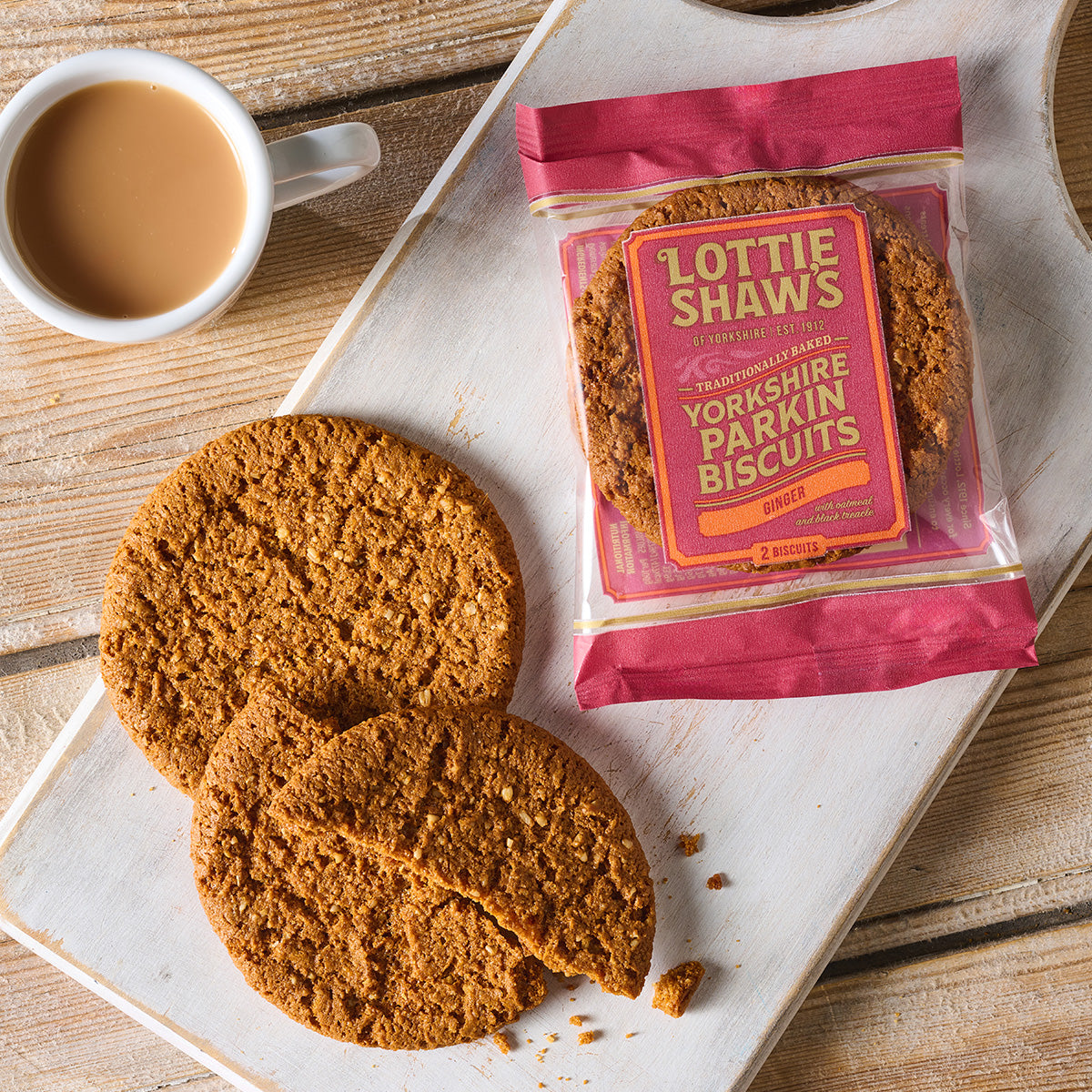 Lottie Shaw's Yorkshire Parkin Biscuit 12 x 2