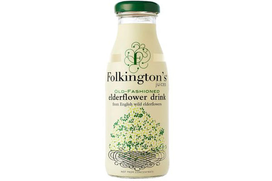 Folkingtons Elderflower Drink 12 x 250ml