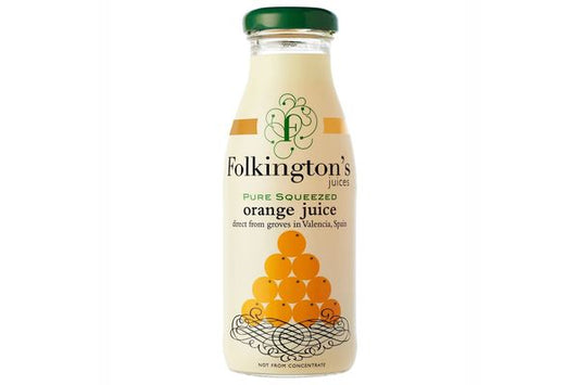 Folkingtons Orange Juice 12 x 250ml