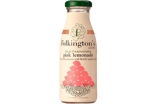 Folkingtons Pink Lemonade 12 x 250ml