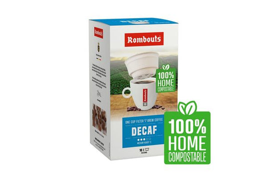 Rombouts Fair Trade Compostable Decaf Filters 4 x 10