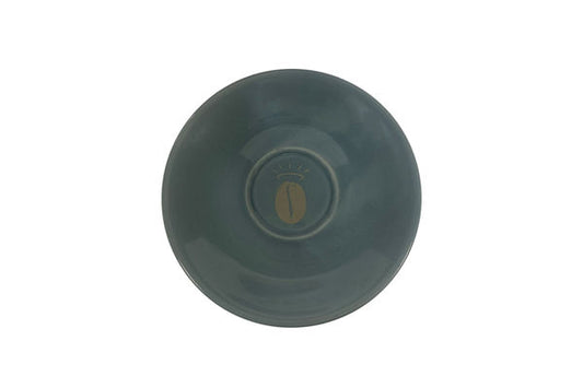 Heavenly Coffee Grey Genware Espresso Saucers