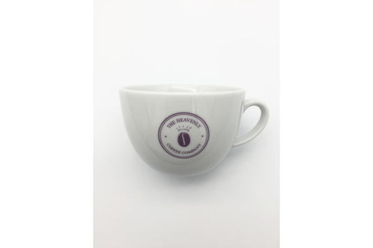 Heavenly Coffee White Porcelite 12oz Cappuccino Cup