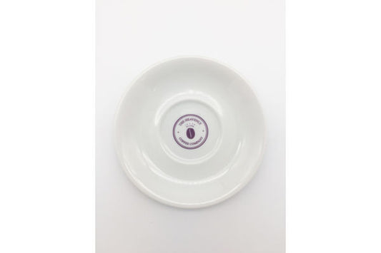 Heavenly Coffee White Porcelite 16cm Saucers