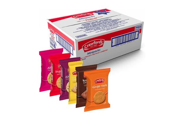 Crawfords Mini Pack Biscuits 100 x 3