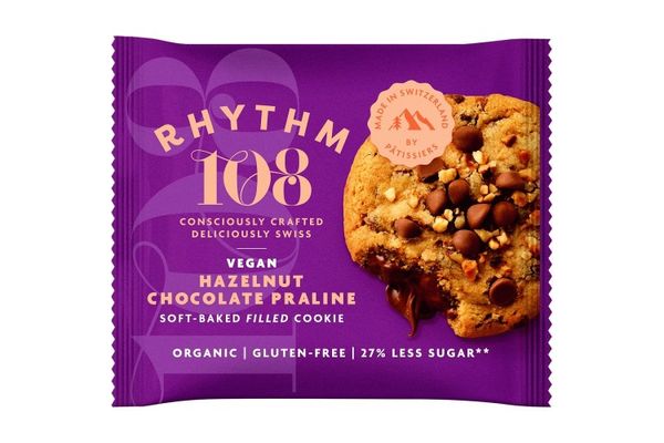 Rhythm 108 Hazelnut Chocolate Praline Cookie 12 x 50g