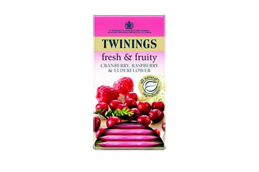 Twinings Cranberry, Raspberry and Elderflower Herbal Infusion Envelopes x 20